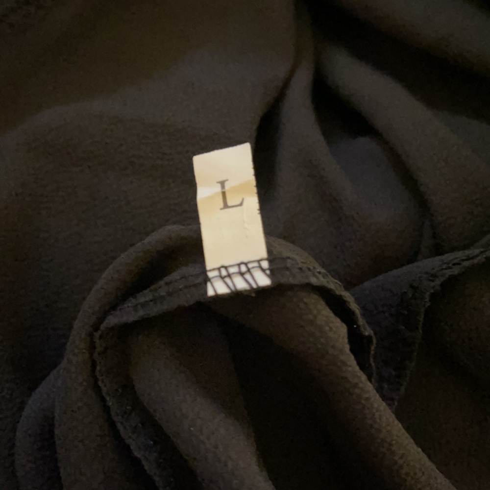 ❤️ NWOT! Black Plunge Front Grecian Maxi Dress - Picture 6 of 6